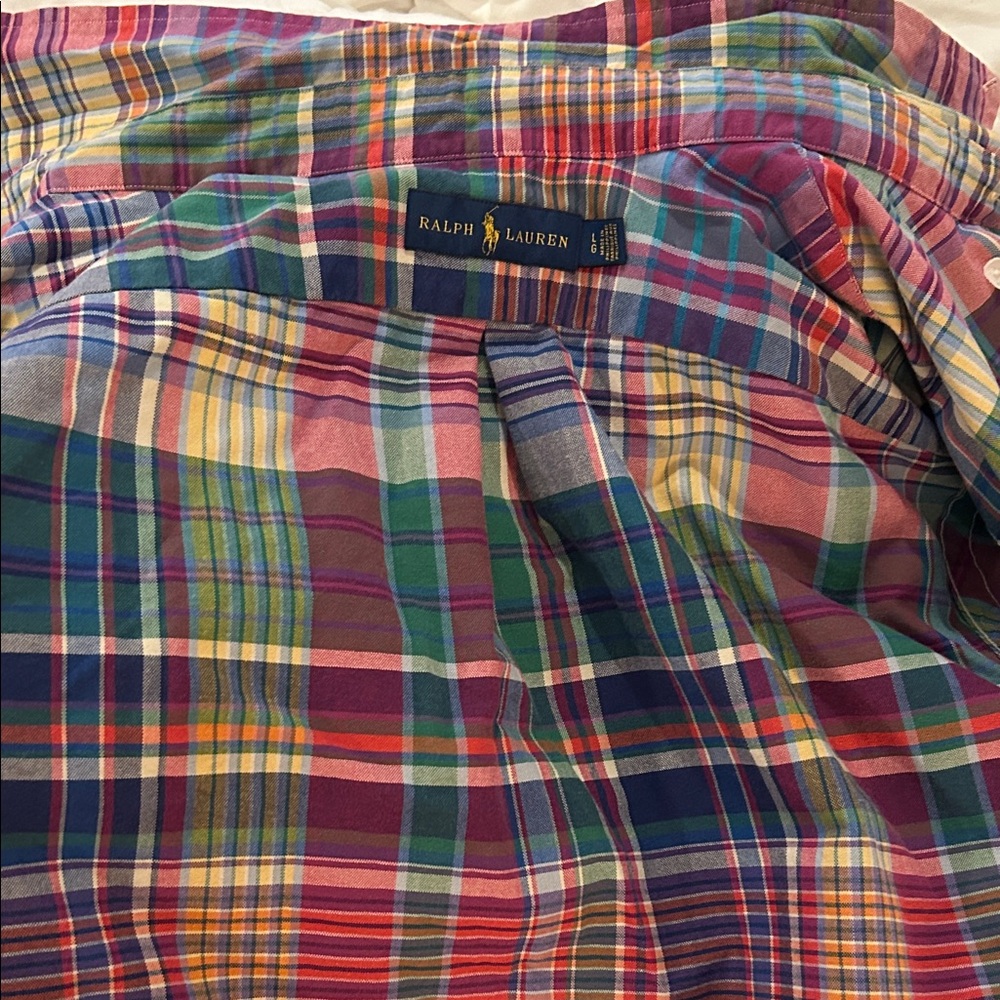 Ralph Lauren Colorful Plaid Shirt